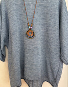 MADE WITH LOVE NECKLACE TOP 566
