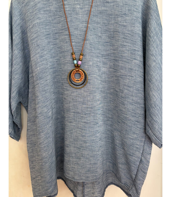 MADE WITH LOVE NECKLACE TOP 566