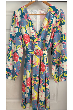 MARC ANGELO PRINTED SHORT DRESS 8204