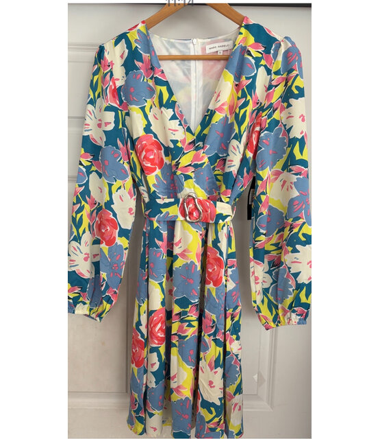 MARC ANGELO PRINTED SHORT DRESS 8204