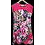 lin LIN PRINTED SHORT SLEEVE DRESS 5185