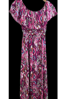 EVELIN PRINTED SUN DRESS 2861