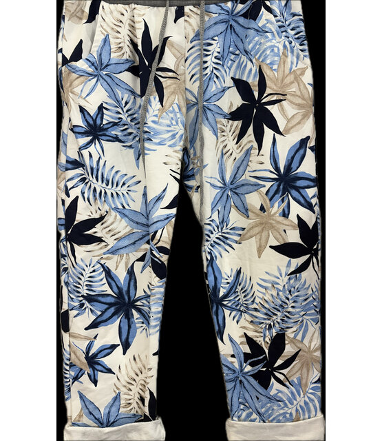 ITALY MODA FLORAL PRINT JOGGER 300 ITALY MODA FLORAL PRINT JOGGER 300