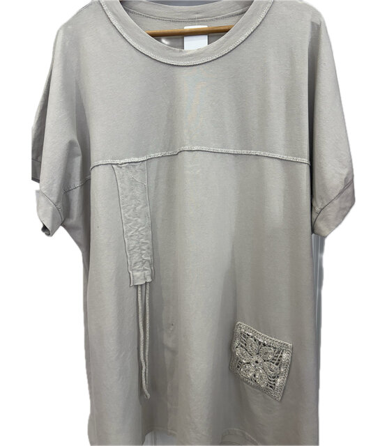 ITALY MODA SHORT SLEEVE TOP 2111 ITALY MODA SHORT SLEEVE TOP 2111