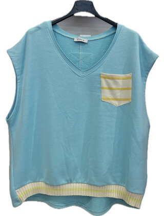 ZOLA KNITTED SLEEVELESS TANK TOP 2516