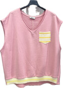 ZOLA KNITTED SLEEVELESS TANK TOP 2516 ZOLA KNITTED SLEEVELESS TANK TOP 2516