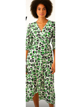 MARC ANGELO PRINT DRESS 3707