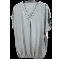NEW COLLECTION OVERSIZED V-NECK TOP 1423