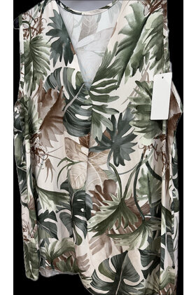 NEW COLLECTION SLEEVELESS PRINT TOP 0137