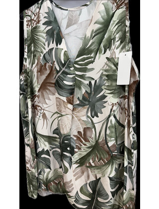 NEW COLLECTION SLEEVELESS PRINT TOP 0137