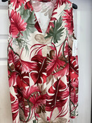 NEW COLLECTION SLEEVELESS PRINT TOP 0137