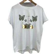 MITICA & CO T-SHIRT GREEN BUTTERFLY 159