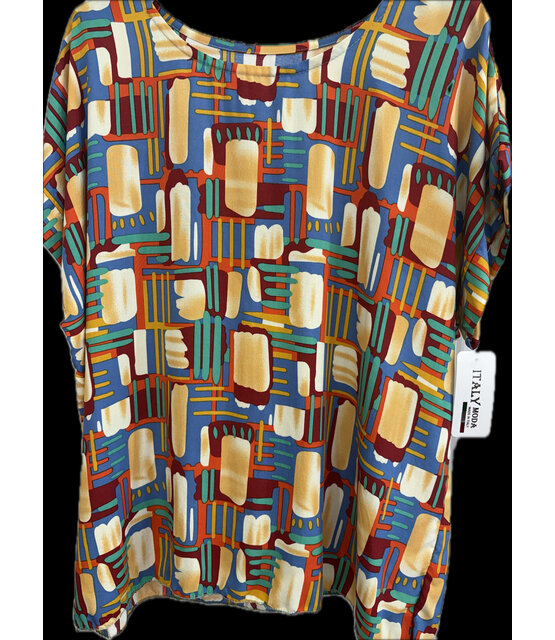 ITALY MODA PRINT TOP 0368