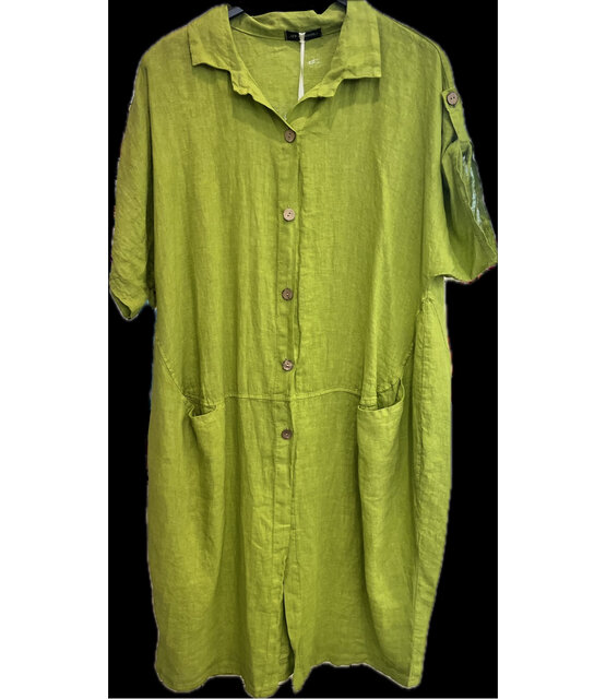 NEW COLLECTION OVERSIZED SHIRT DRESS 711