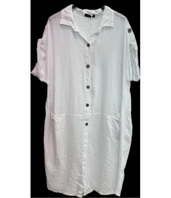 NEW COLLECTION OVERSIZED SHIRT DRESS 711