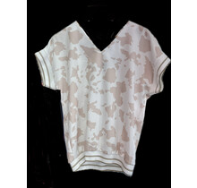 EMI PRINT SHORT SLEEVE TOP 098
