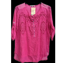 MADE IN ITALY LACE TOP 710