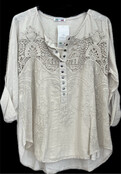 MADE IN ITALY LACE TOP 710