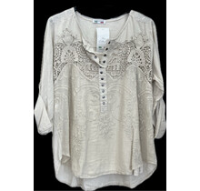 MADE IN ITALY LACE TOP 710