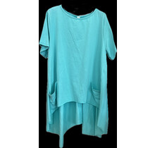 158c  SHORT SLEEVE POCKET TOP 010