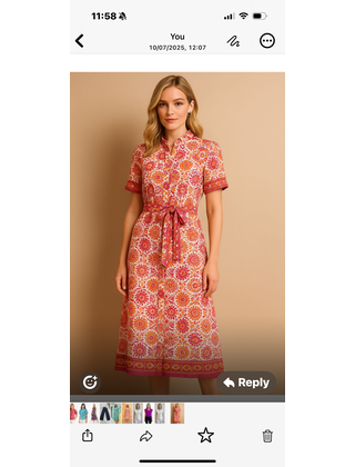 MARC ANGELO BUTTONED DRESS 3310