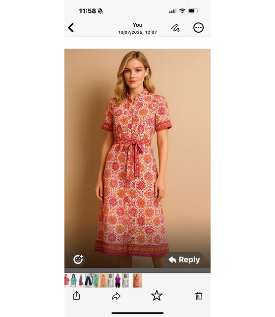 MARC ANGELO BUTTONED DRESS 3310