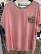 MADE IN ITALY ROSETTE TOP 341 MADE IN ITALY ROSETTE TOP 341