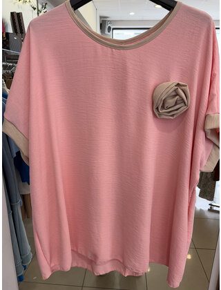 MADE IN ITALY ROSETTE TOP 341