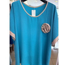 MADE IN ITALY ROSETTE TOP 341