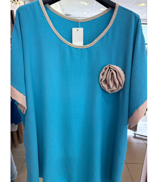 MADE IN ITALY ROSETTE TOP 341 MADE IN ITALY ROSETTE TOP 341