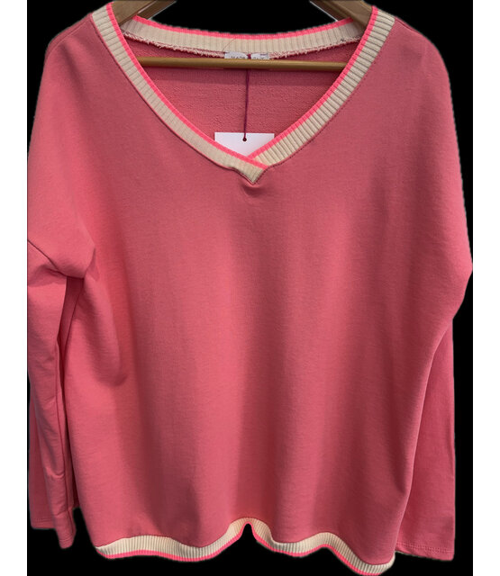 MADE IN ITALY V-NECK TOP 5979 MADE IN ITALY V-NECK TOP 5979