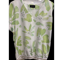 EMI PRINT V-NECK PRINT TOP 2222