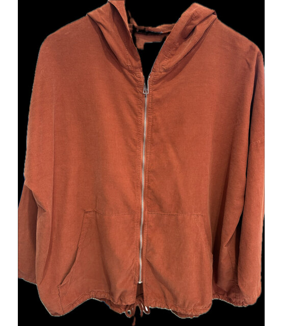 SUNLOVE CORDUROY HOODED JACKET 2345