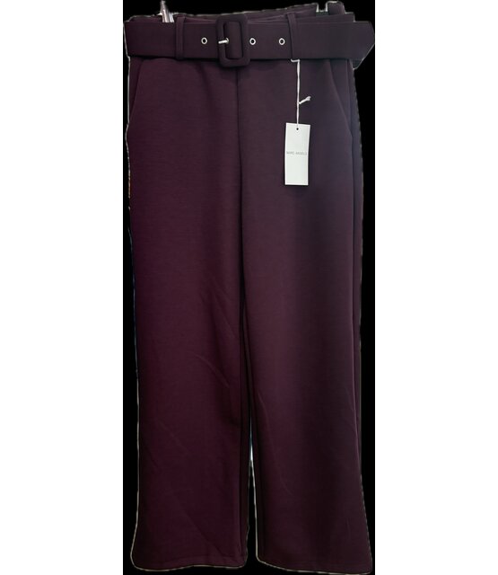 MARC ANGELO BELTED WIDE LEG TROUSER 3411