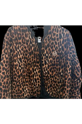 MADE IN ITALY CROPPED LEOPARD JACKET 0013