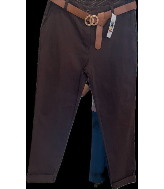 NEW COLLECTION BELTED TROUSERS 0014