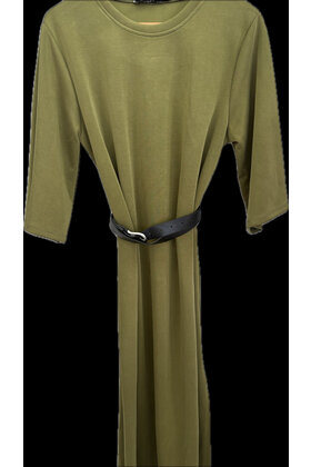 ZOLA  LONG BELTED DRESS  9513