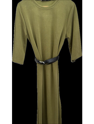 ZOLA  LONG BELTED DRESS  9513
