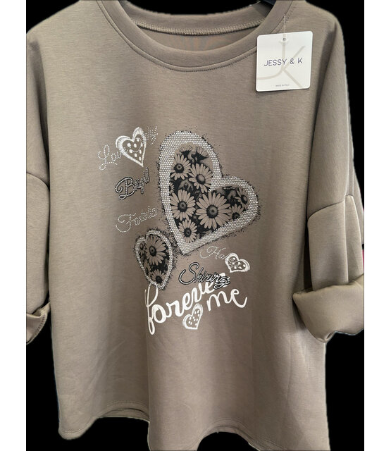 JEESY & K LONG SLEEVE TOP 2897 JEESY & K LONG SLEEVE TOP 2897