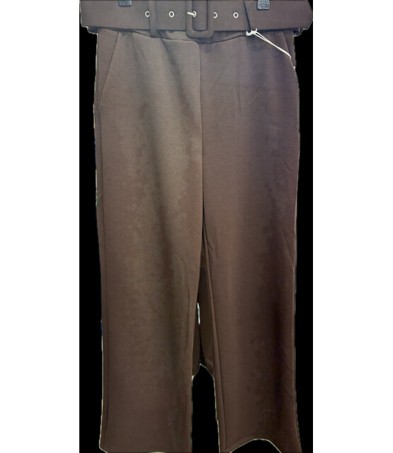MARC ANGELO BELTED WIDE LEG TROUSER 3411