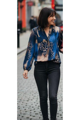 MARC ANGELO LEOPARD BAND TOP 341