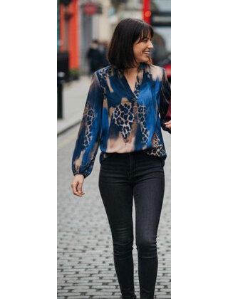 MARC ANGELO LEOPARD BAND TOP 341