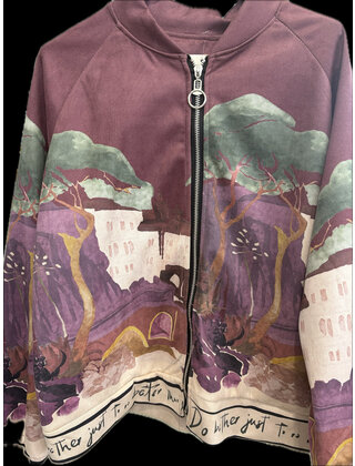 MORA & CO PRINTED BOMBER JACKET 5980