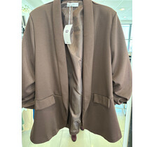 MARC ANGELO RUFFLED SLEEVE BLAZER 1058