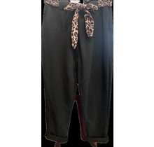 MADE IN ITALY JOGGERS WITH LEOPARD BELT 4700