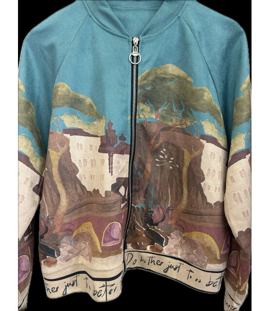 MORA & CO PRINTED BOMBER JACKET 5980