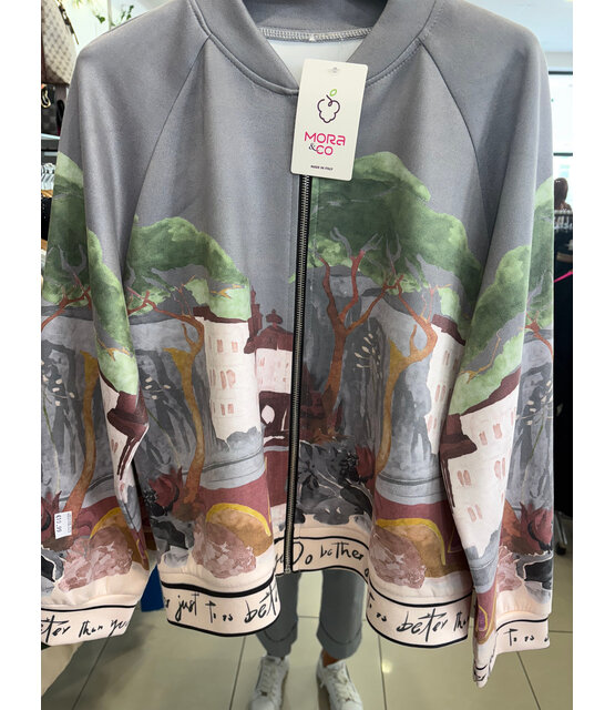 MORA & CO PRINTED BOMBER JACKET 5980