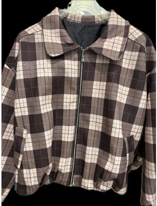 JAINSON CHECKED BOMBER JACKET 2387