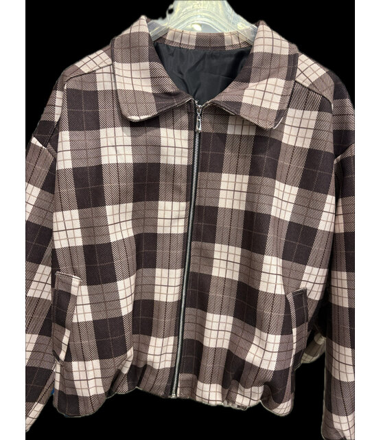 JAINSON CHECKED BOMBER JACKET 2387