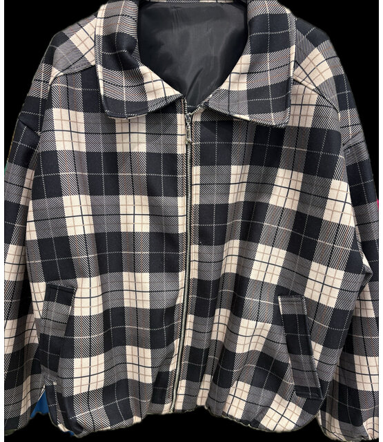 JAINSON CHECKED BOMBER JACKET 2387
